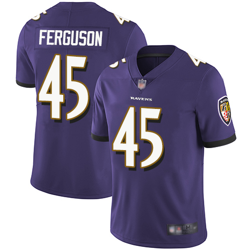 Baltimore Ravens Limited Purple Men Jaylon Ferguson Home Jersey NFL Football 45 Vapor Untouchable